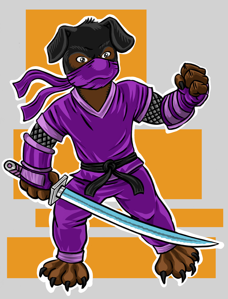 Cão Ninja - Personagem
