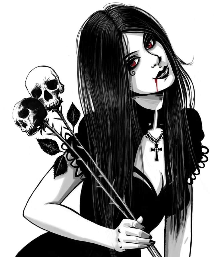 Skull roses