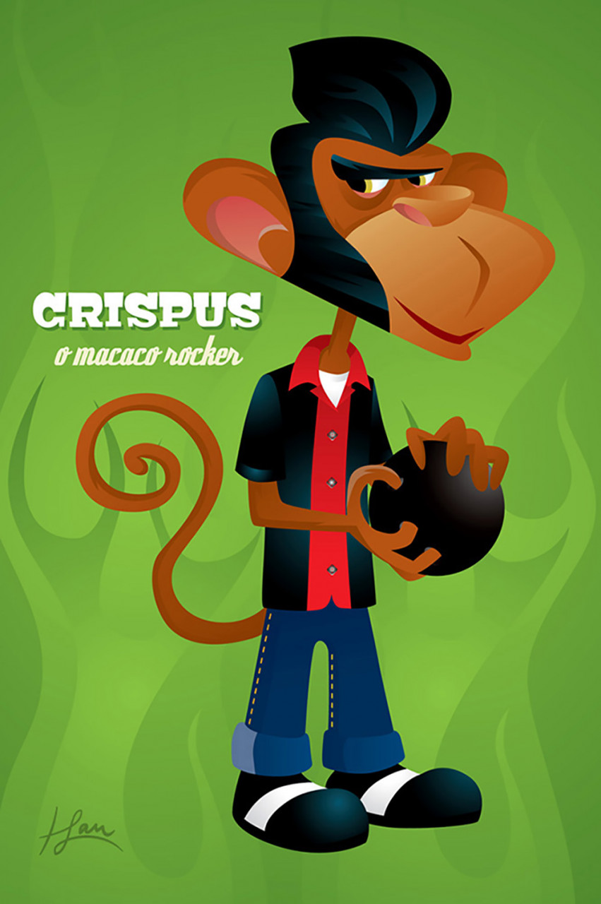 Crispus, o Macaco Rocker